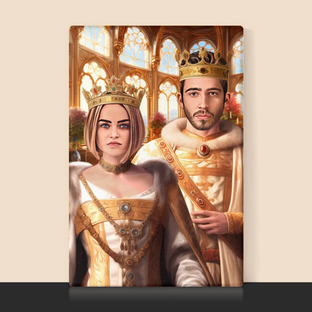 Le portrait royal : Mariage royal - Imprimez avec votre photo 