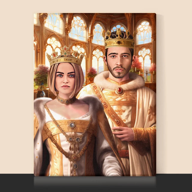 Le portrait royal : Mariage royal - Imprimez avec votre photo 