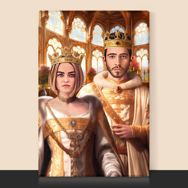 Le portrait royal : Mariage royal - Imprimez avec votre photo 