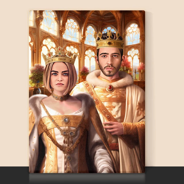 Le portrait royal : Mariage royal - Imprimez avec votre photo 