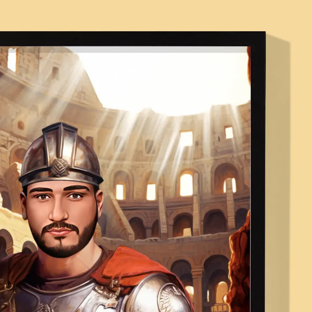 Le portrait royal : Gladiateur - Imprimez avec votre photo 