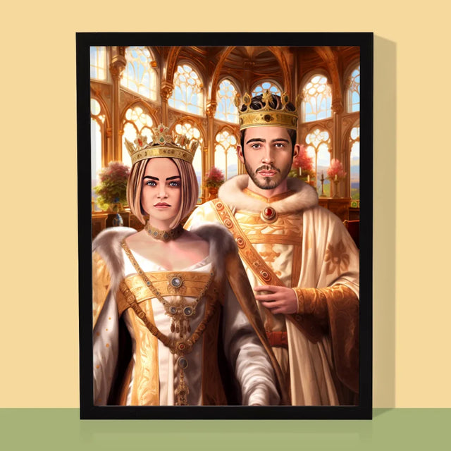 Le portrait royal : Mariage royal - Imprimez avec votre photo 