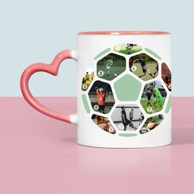 Collage Photo: Le Football, Collage - Le Mug