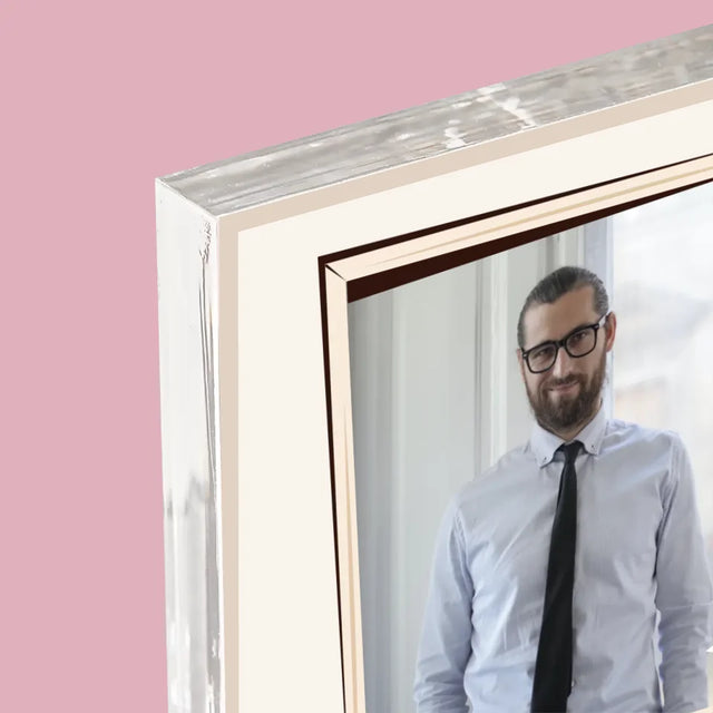 La Photo Et Un Texte: L'Enseignant Avec De La Classe - Bloc Acrylique