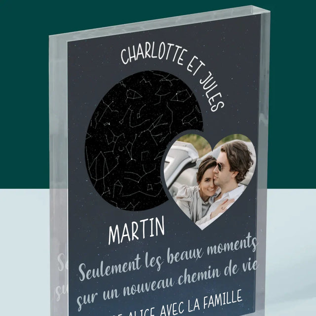 La Carte Des Étoiles: Un Nouveau Mode De Vie Mariage - Bloc Acrylique