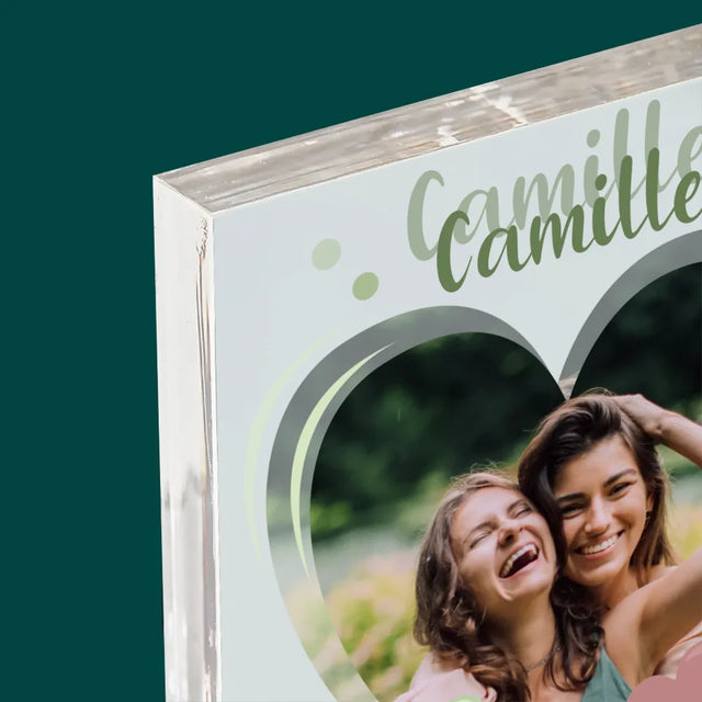 La Photo Et Un Texte: Est-Ce Que Tu Seras Ma Demoiselle D'Honneur ? - Bloc Acrylique