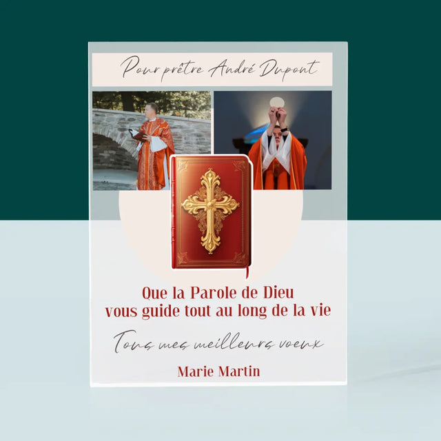 Le Collage Photo: La Parole De Dieu - Bloc Acrylique