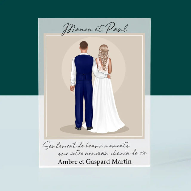 La Création Du Personnage: Les Jeunes Mariés - Bloc Acrylique