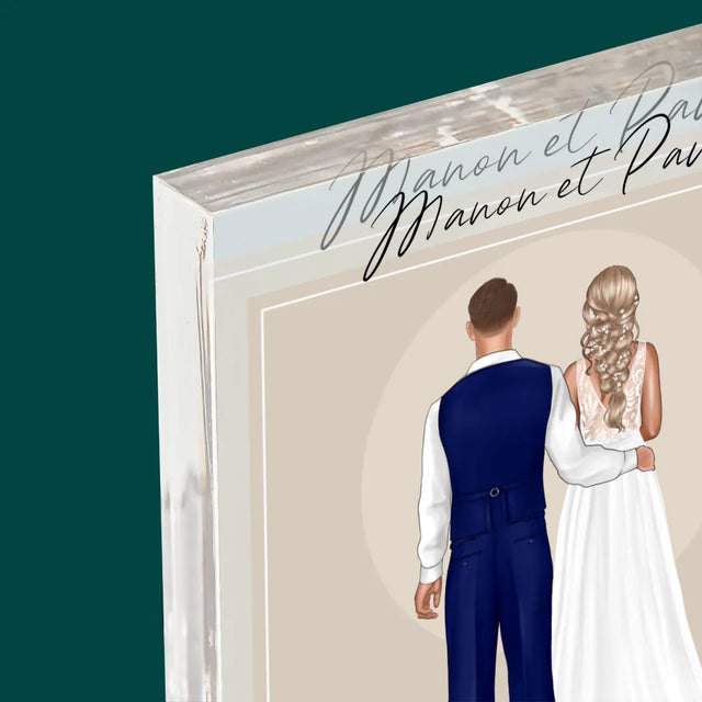 La Création Du Personnage: Les Jeunes Mariés - Bloc Acrylique