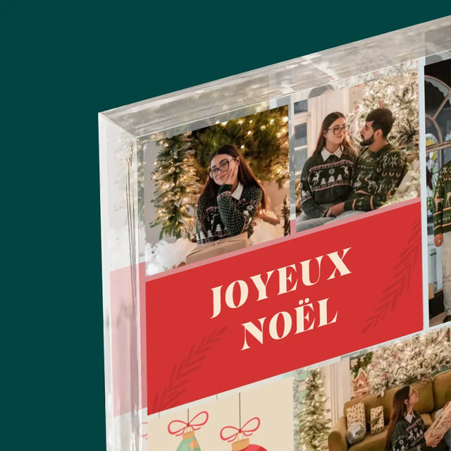 Le Collage Photo: Photos De Noël - Bloc Acrylique