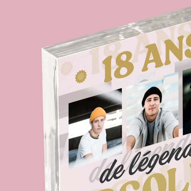 Le Collage Photo: 18 Ans De Légende Absolue - Bloc Acrylique