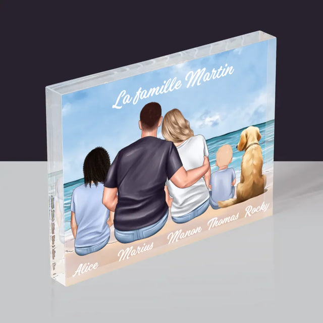 La Création Du Personnage: Portrait De Famille - Bloc Acrylique