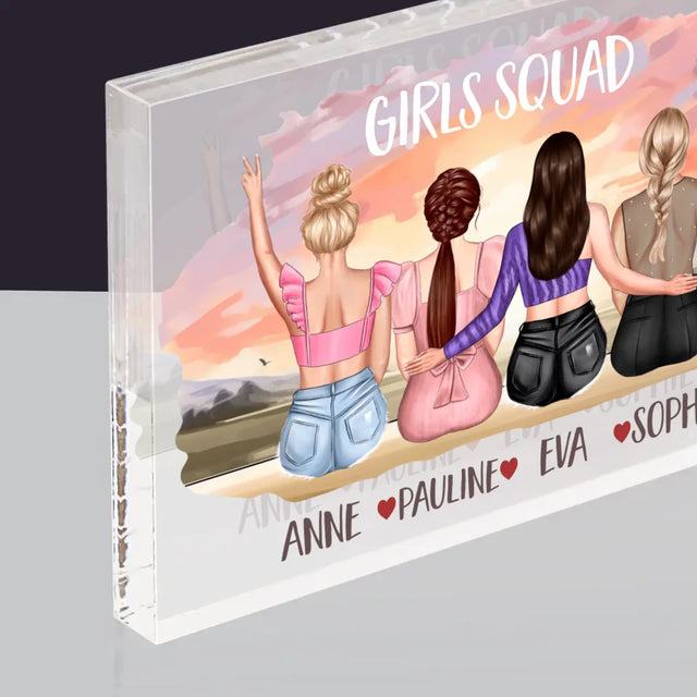 La Création Du Personnage: Girls Squad - Bloc Acrylique
