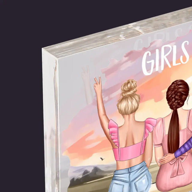 La Création Du Personnage: Girls Squad - Bloc Acrylique