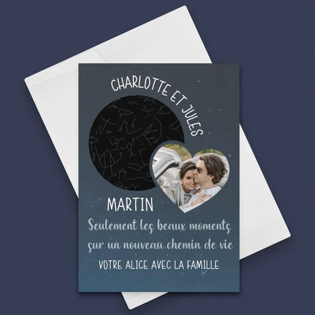 La Carte Des Étoiles: Un Nouveau Mode De Vie Mariage - Carte De Vœux