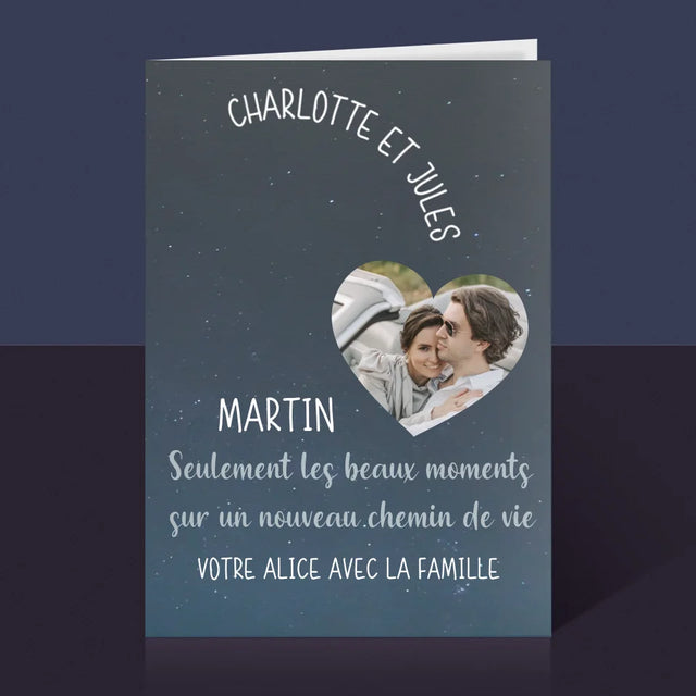 La Carte Des Étoiles: Un Nouveau Mode De Vie Mariage - Carte De Vœux