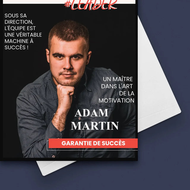 La Couverture De Magazine: Team Leader - Carte De Vœux