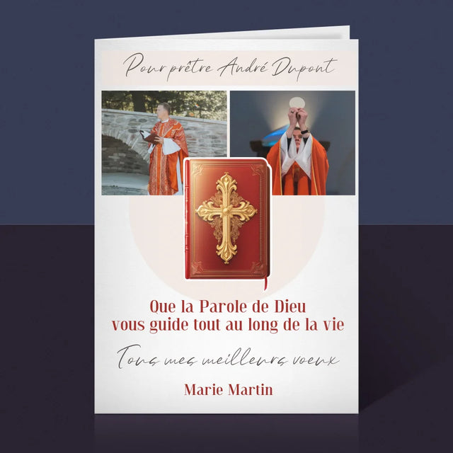 Le Collage Photo: La Parole De Dieu - Carte De Vœux