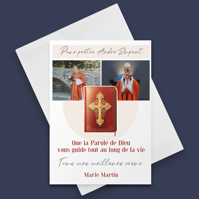 Le Collage Photo: La Parole De Dieu - Carte De Vœux