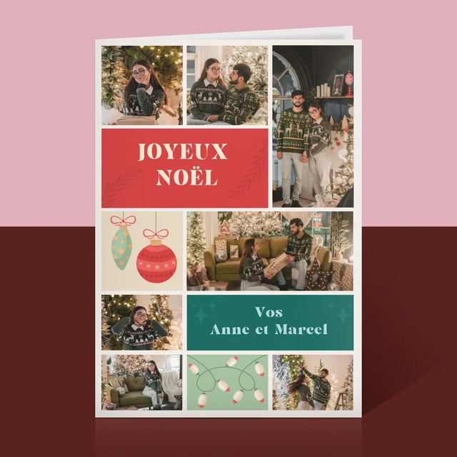 Le Collage Photo : Nous T'Aimons Depuis 18 Ans - Carte De Vœux