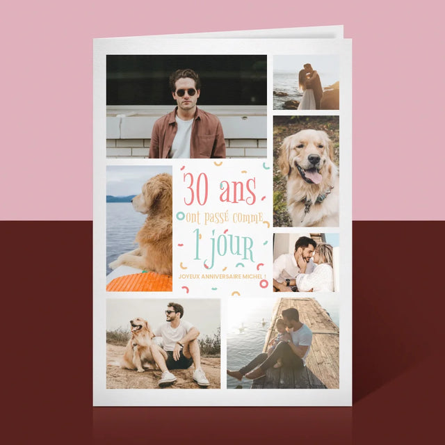 La Photo Et Un Texte : La Meilleure Fille De Dix-Huit Ans - Carte De Vœux