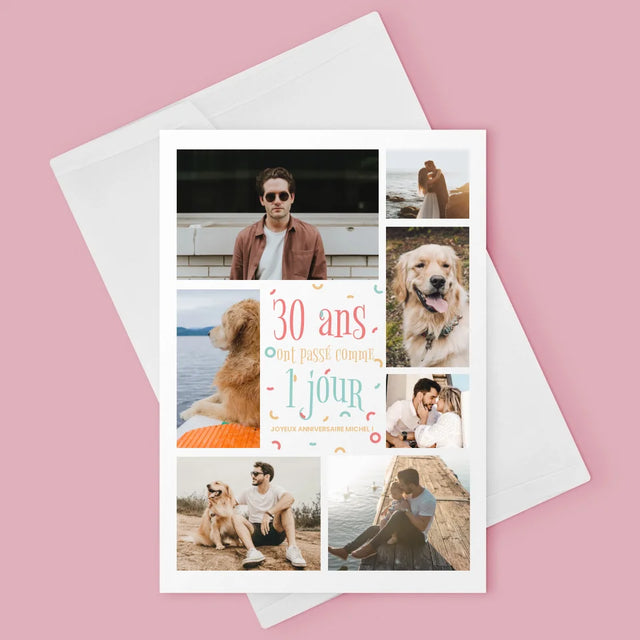 La Photo Et Un Texte : La Meilleure Fille De Dix-Huit Ans - Carte De Vœux