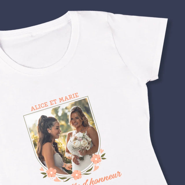 La Photo Et Un Texte: Demoiselle D'Honneur D'Un Jour - T-Shirt Pour Femmes