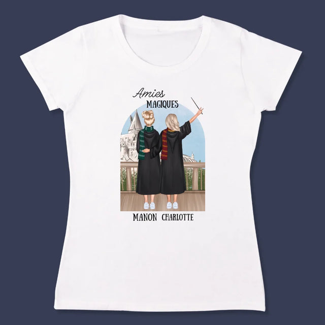 La Création Du Personnage: Amies Magiques - T-Shirt Pour Femmes