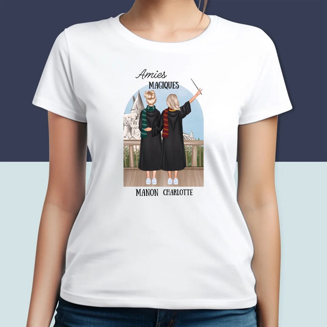 La Création Du Personnage: Amies Magiques - T-Shirt Pour Femmes