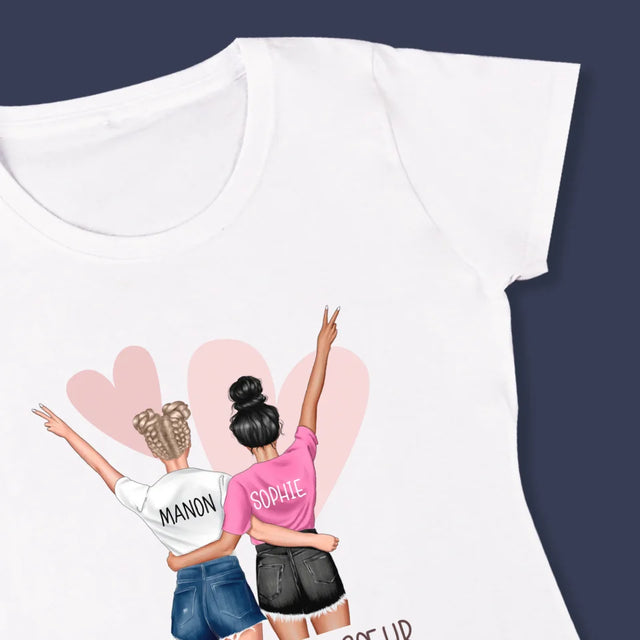 La Création Du Personnage: La Meilleure Sœur Du Monde - T-Shirt Pour Femmes