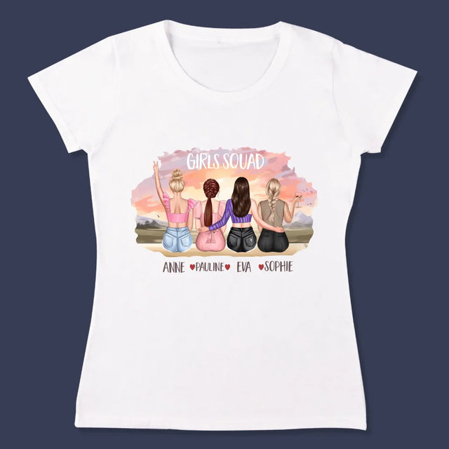 La Création Du Personnage: Girls Squad - T-Shirt Pour Femmes