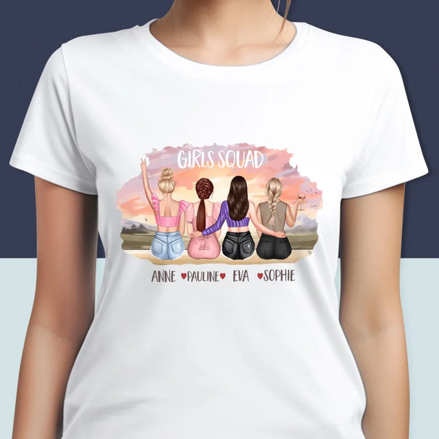 La Création Du Personnage: Girls Squad - T-Shirt Pour Femmes