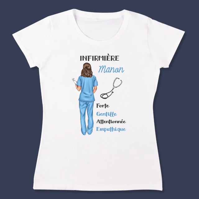 La Création Du Personnage: Caractéristiques D'Une Infirmière - T-Shirt Pour Femmes