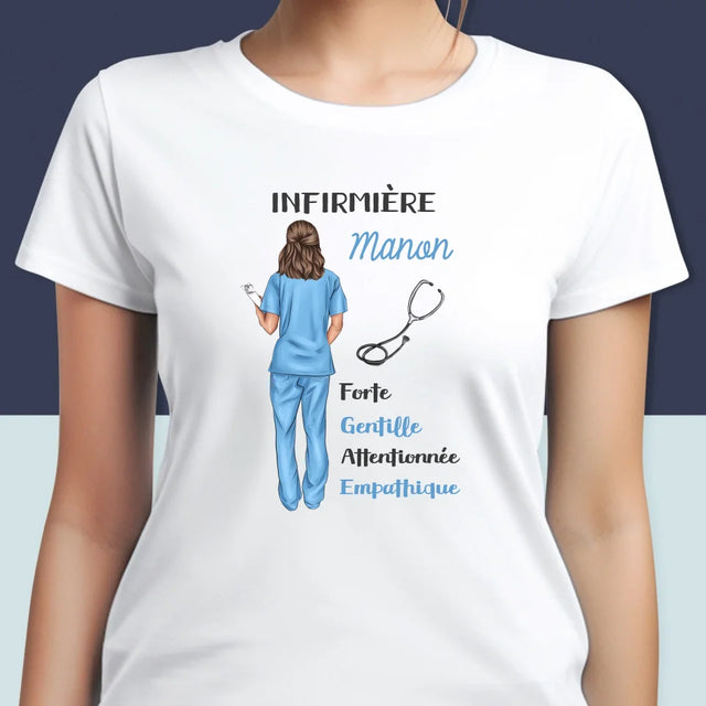La Création Du Personnage: Caractéristiques D'Une Infirmière - T-Shirt Pour Femmes