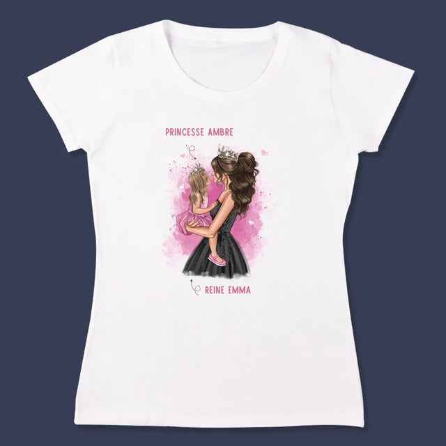 La Création Du Personnage: La Princesse De Maman - T-Shirt Pour Femmes