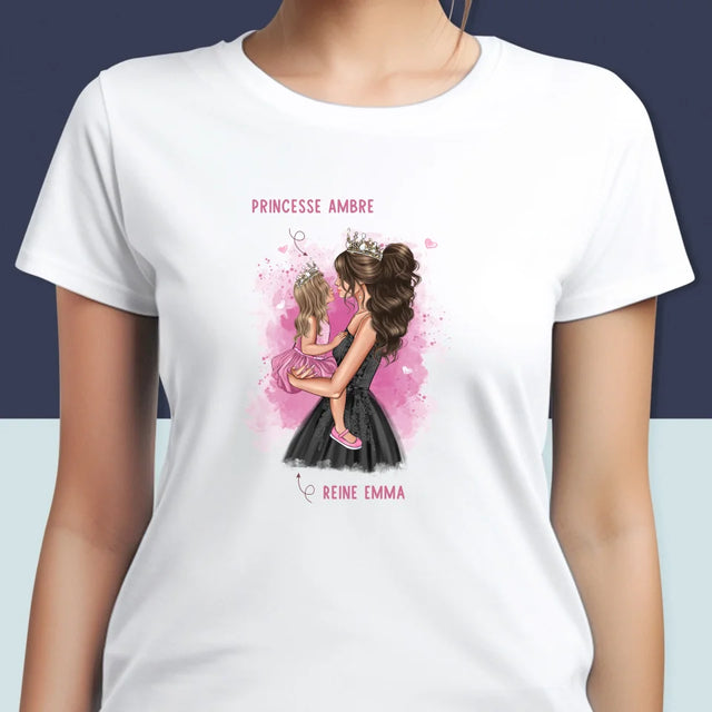 La Création Du Personnage: La Princesse De Maman - T-Shirt Pour Femmes