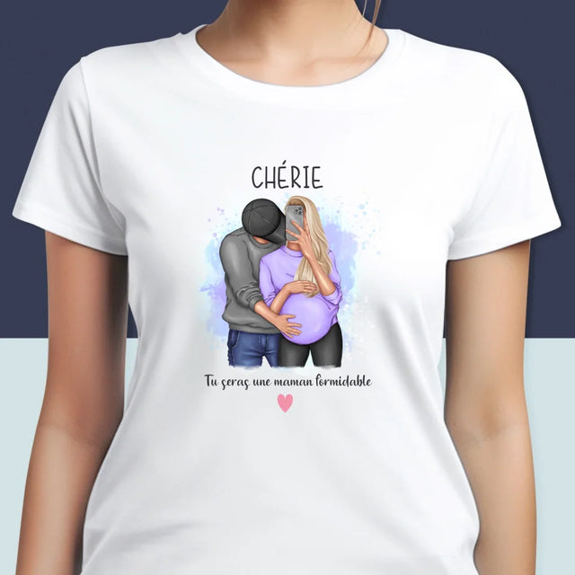 La Création Du Personnage: Tu Seras Une Maman Formidable - T-Shirt Pour Femmes