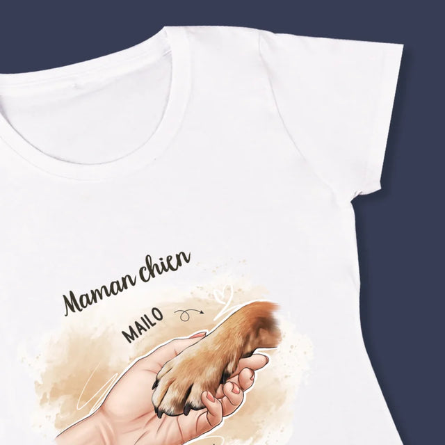 La Création Du Personnage: Maman Chien - T-Shirt Pour Femmes