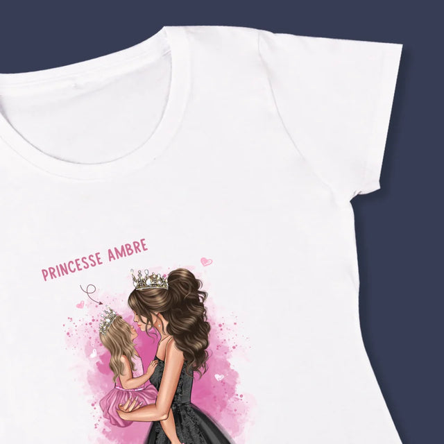 La Création Du Personnage: La Princesse De Maman - T-Shirt Pour Femmes