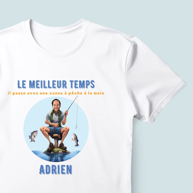 La Photo Et Un Texte: Le Meilleur Temps - T-Shirt Pour Hommes