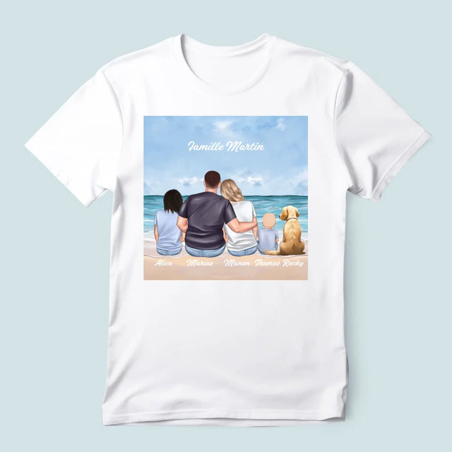 La Création Du Personnage: Portrait De Famille - T-Shirt Pour Hommes