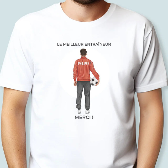 La Création Du Personnage: Le Meilleur Entraîneur - T-Shirt Pour Hommes