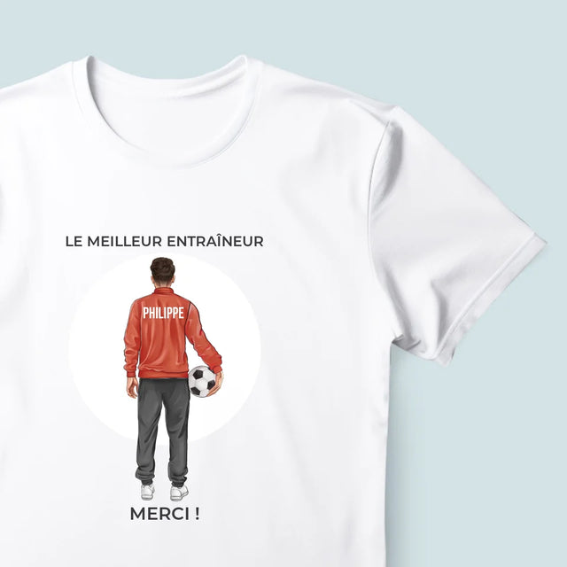 La Création Du Personnage: Le Meilleur Entraîneur - T-Shirt Pour Hommes