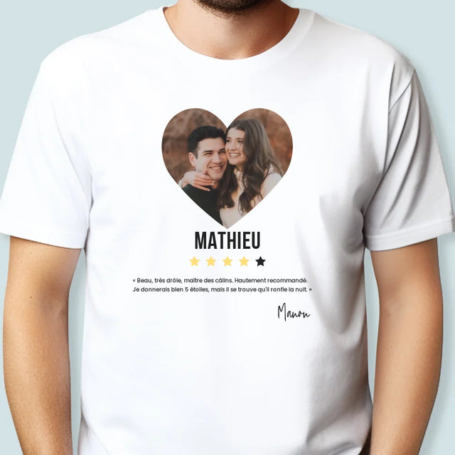 La Photo Et Un Texte: Le Meilleur Petit-Ami Je Recommande - T-Shirt Pour Hommes