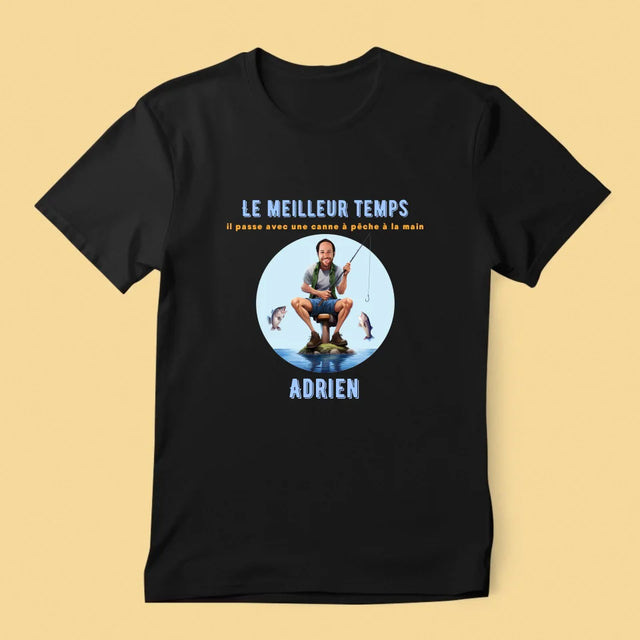 La Photo Et Un Texte: Le Meilleur Temps - T-Shirt Pour Hommes