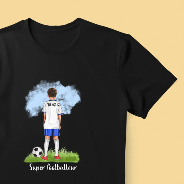 La Création Du Personnage: Super Footballeur - T-Shirt Pour Hommes