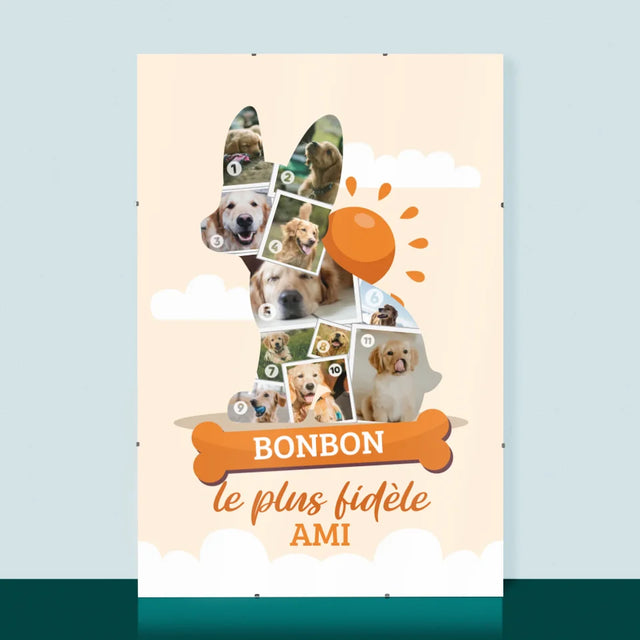 Forme Des Photos: Le Chien - Affiche