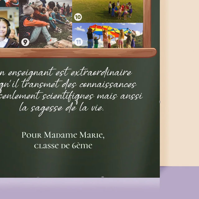 Forme Des Photos: Un Enseignant Est Quelqu'Un Extraordinaire - Affiche