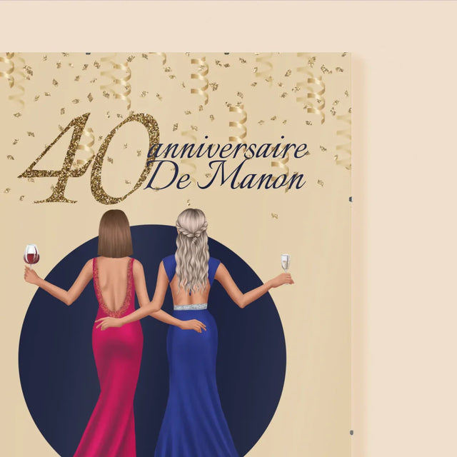 La Création Du Personnage: 40Ème Anniversaire D'Un Amie - Affiche