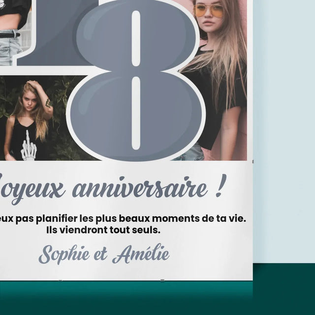 Le Collage Photo: 18 Plus Beaux Moments - Affiche